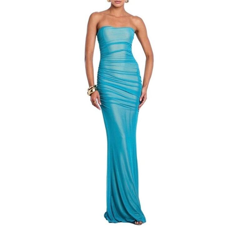 Retrofete Quintessa Dress in Sarcelle