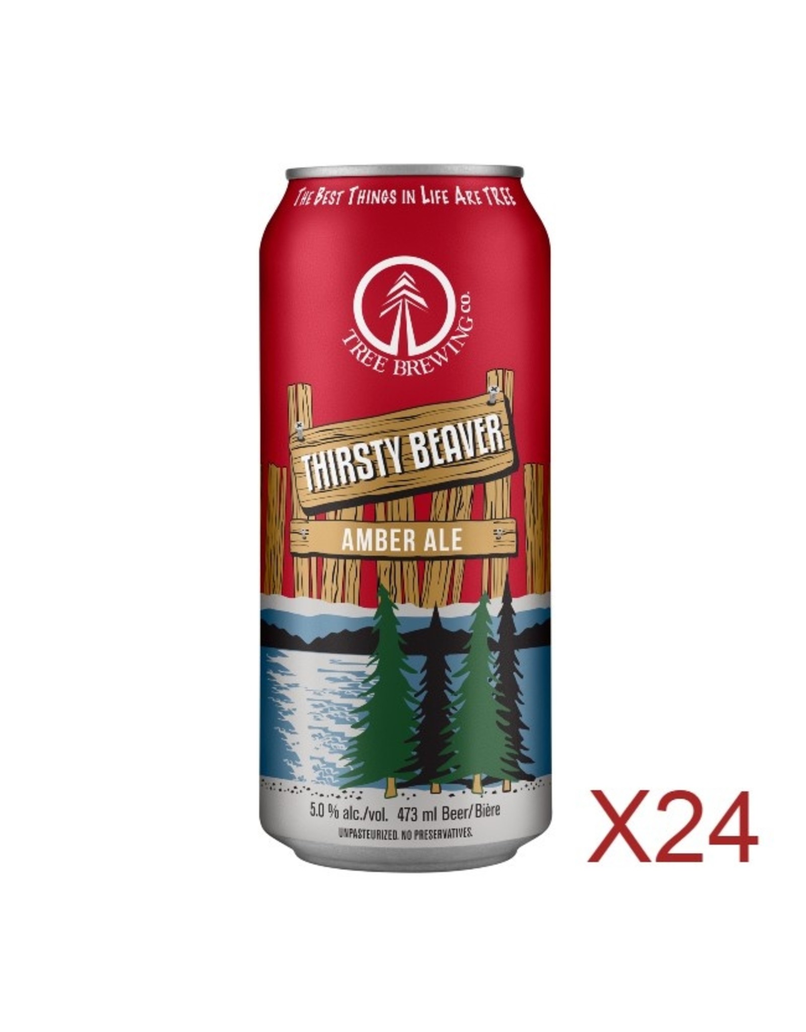 Tree Brewing Co. Thirsty Beaver 473ml 24 Flat