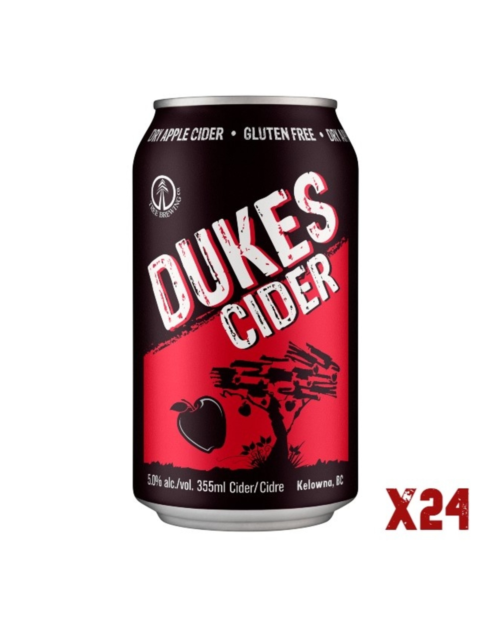 Tree Brewing Co. Dukes Cider 355ml 24 Flat
