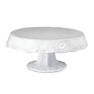 VIETRI Incanto Medium Lace Cake Stand