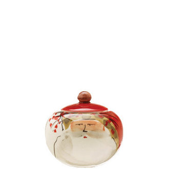VIETRI VIETRI Old St. Nick Sugar Bowl