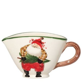 VIETRI Old St. Nick Small Pitcher