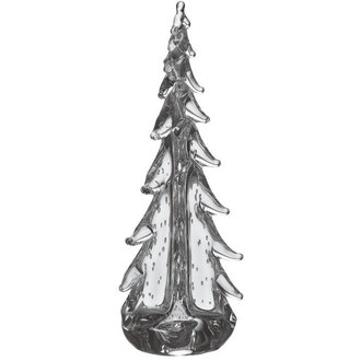 SIMON PEARCE Vermont Evergreen Tree- 12" Bubble