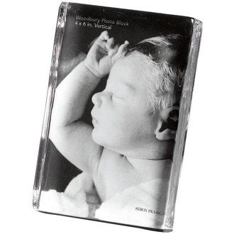 SIMON PEARCE Woodbury 4 x 6 Vertical Photo Block