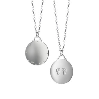 MONICA RICH KOSANN Large Baby Feet Necklace
