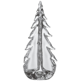SIMON PEARCE Vermont Evergreen Tree- 10" Clear