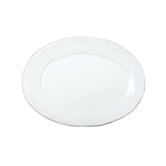 VIETRI Lastra White Small Oval Platter