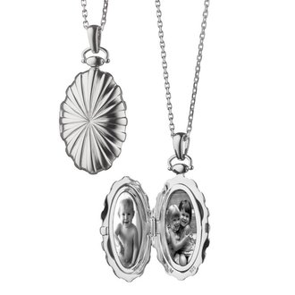 MONICA RICH KOSANN Oval Sunburst Locket