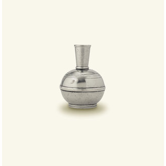 MATCH Small Round Pewter Bud Vase