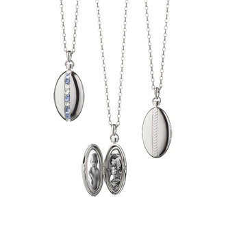 MONICA RICH KOSANN Stripe Locket
