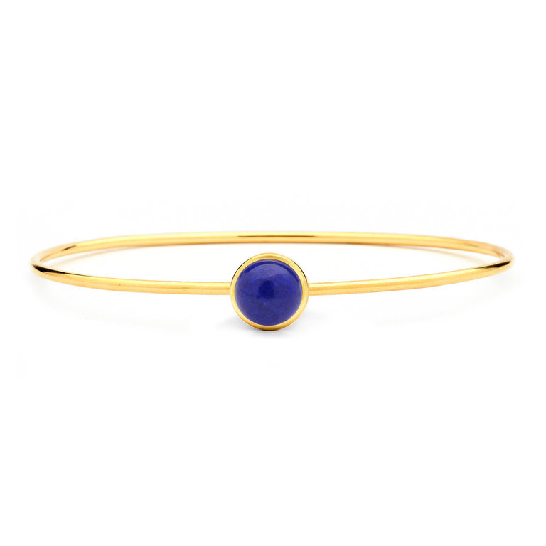 SYNA SYNA Lapiz Lazuli Candy Small Bauble Bangle Bracelet