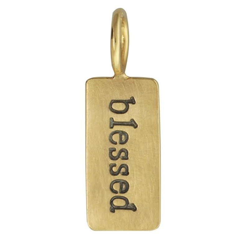 HEATHER B. MOORE HEATHER B MOORE "Blessed" Tag Charm
