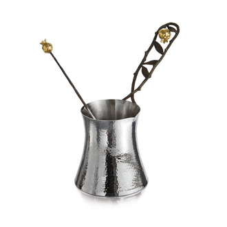 MICHAEL ARAM Large Pomegranate Coffee Pot with Spoon
