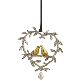 MICHAEL ARAM Lovebirds Ornament