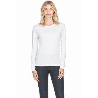 LILLA P Basic Long Sleeve Crew Neck Tee