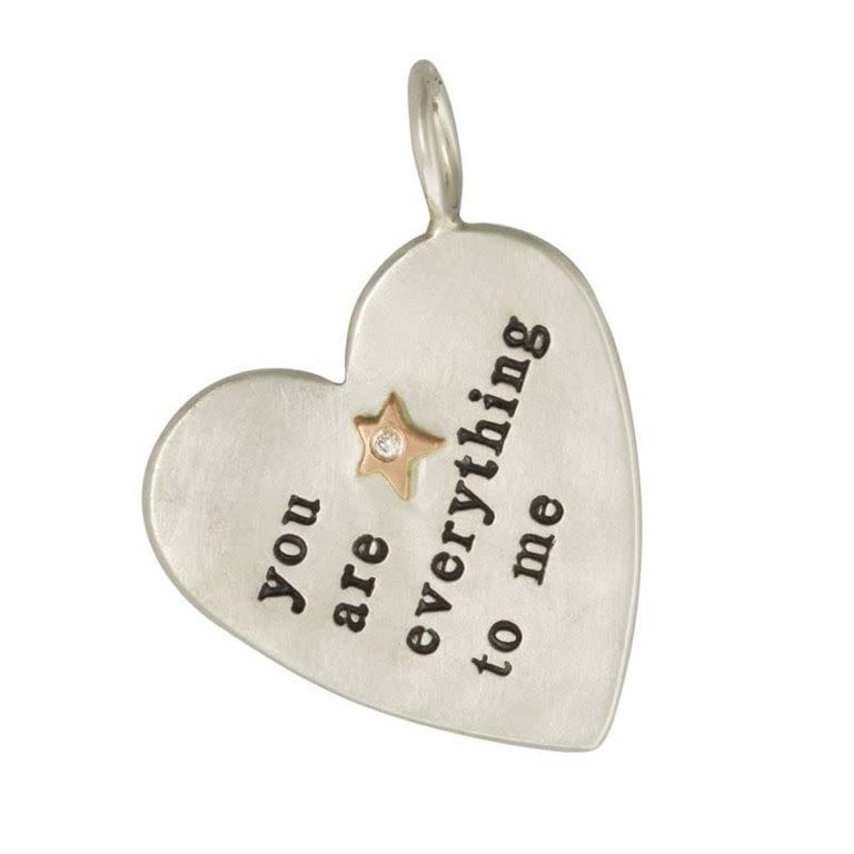 HEATHER B. MOORE HEATHER B MOORE Abstract Star "You Are Everything To Me" Charm