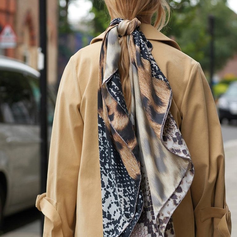 JANE CARR JANE CARR Safari Square Silk Scarf