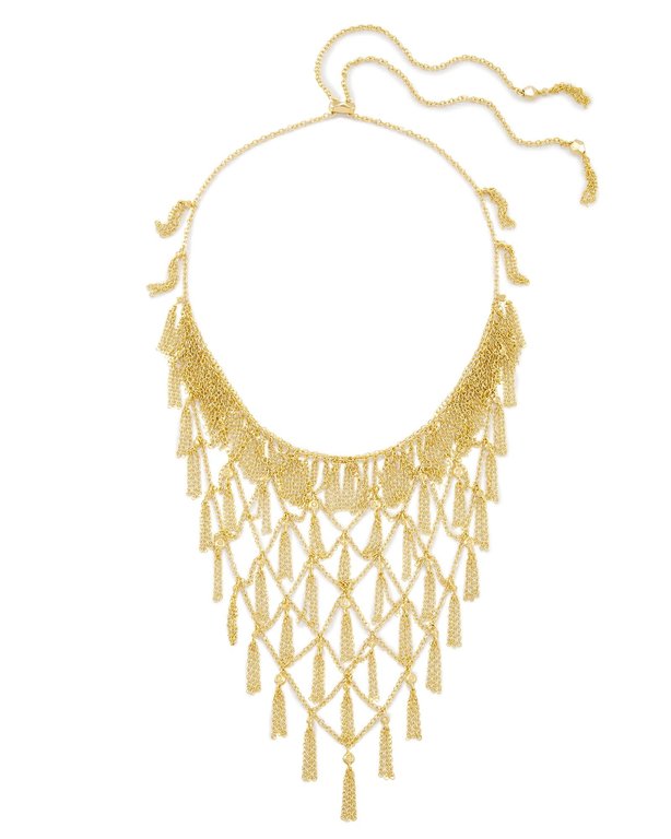 KENDRA SCOTT Georgina Necklace,Gold 
