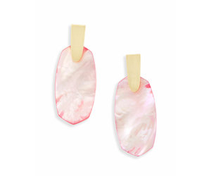 Kendra Scott Aragon Statement Earrings in Blush Pearl