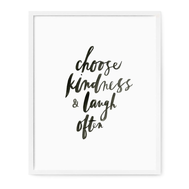 OUR HEIDAY OUR HEIDAY Choose Kindness Print