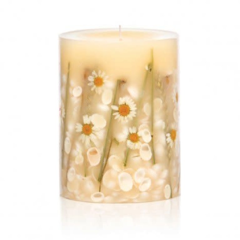 ROSY RINGS Round Botanical Candle 6.5