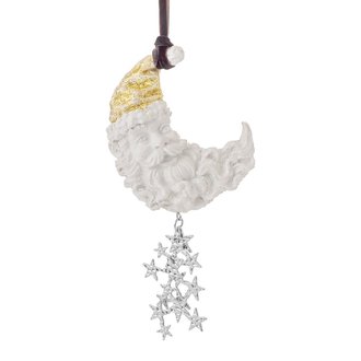 MICHAEL ARAM Santa Crescent Moon Ornament