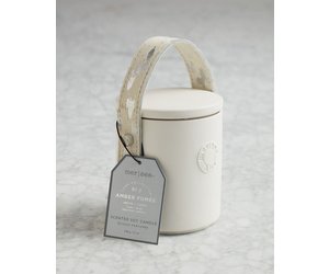 Mer-Sea & Co. Amber Fumée Cowhair Mer Sea 12 oz White Bisque Ceramic Luxe Candle Mer-Sea & Co. Amber Fumée Cowhair Mer Sea 12 oz White Bisque Ceramic Luxe Candle