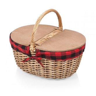 PICNIC TIME Country Basket Picnic Basket