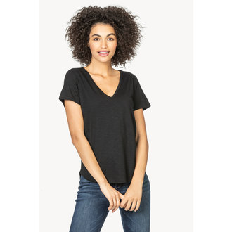 LILLA P Short Sleeve V-Neck