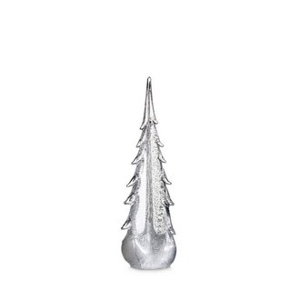 SIMON PEARCE Vermont Evergreen Tree- 14" Silver Leaf