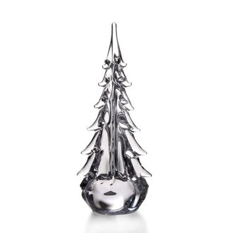 SIMON PEARCE Vermont Evergreen Tree, 5 Sided, 14"