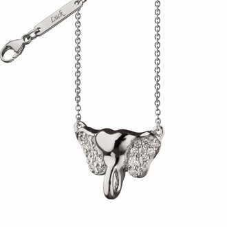MONICA RICH KOSANN Elephant "Luck" Necklace