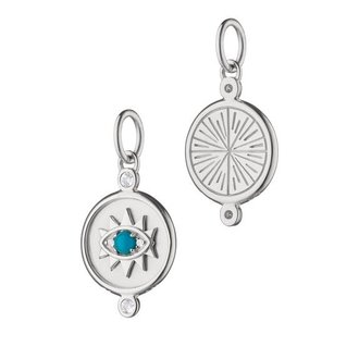 MONICA RICH KOSANN Mini "Protect" Evil Eye Charm