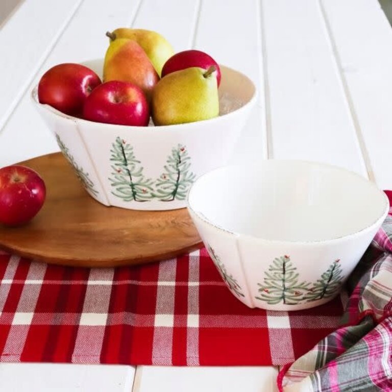 VIETRI VIETRI Lastra Holiday Medium Stacking Serving Bowl