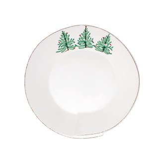 VIETRI Lastra Holiday Medium Shallow Serving Bowl