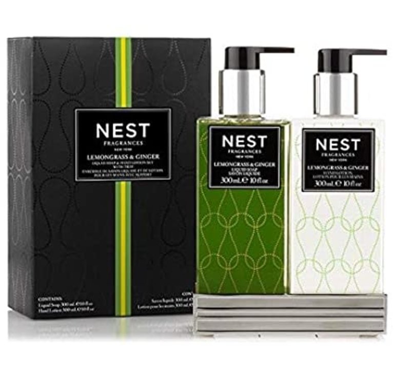 NEST NEST Lemongrass & Ginger Liquid Soap & Hand Lotion Set