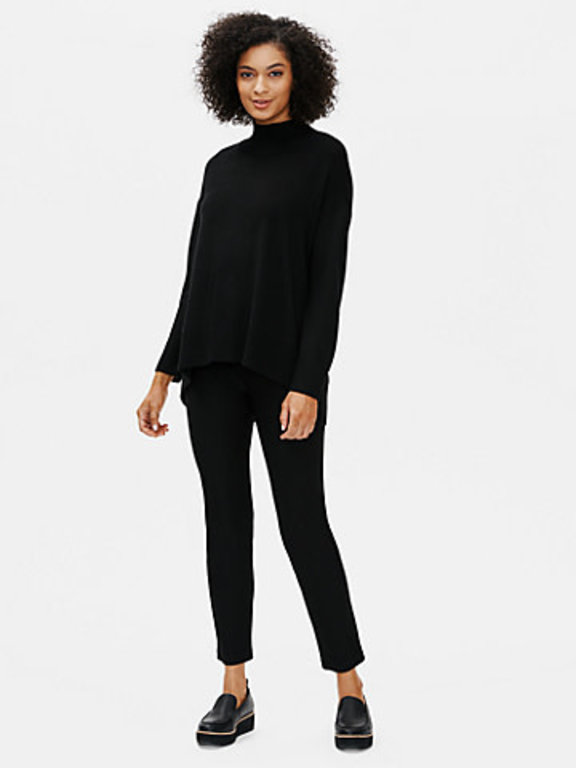 eileen fisher mock neck