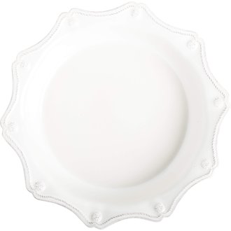 JULISKA Berry & Thread Whitewash Pie/Quiche Dish