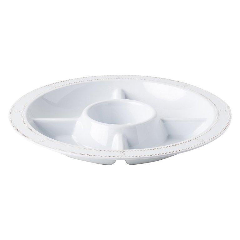 JULISKA JULISKA Alfresco Berry & Thread Melamine Crudite Platter