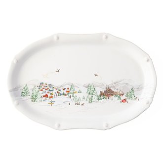 JULISKA Berry and Thread North Pole 17' Platter