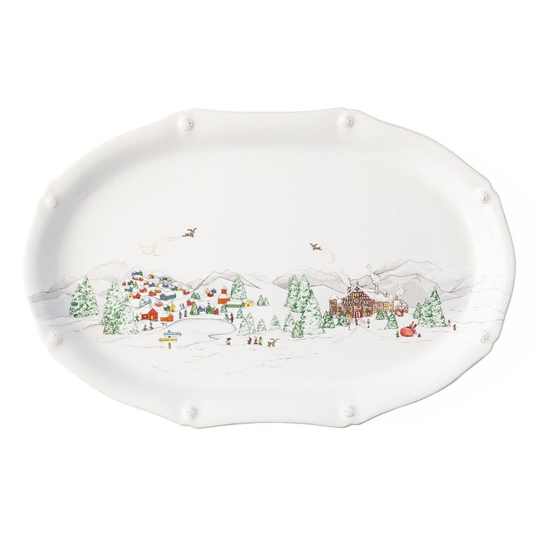 JULISKA JULISKA Berry and Thread North Pole 17' Platter