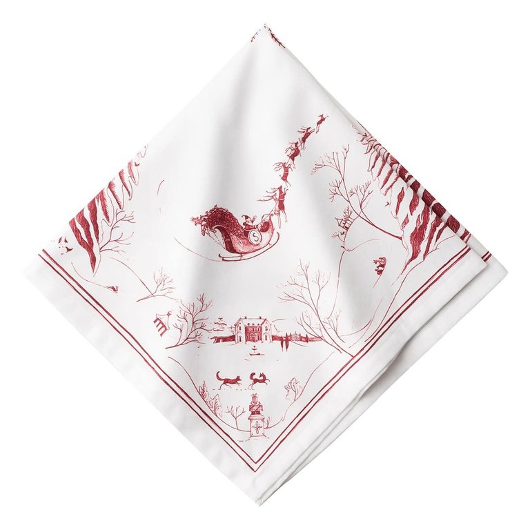 JULISKA JULISKA Country Estate, Winter Frolic Ruby Napkin