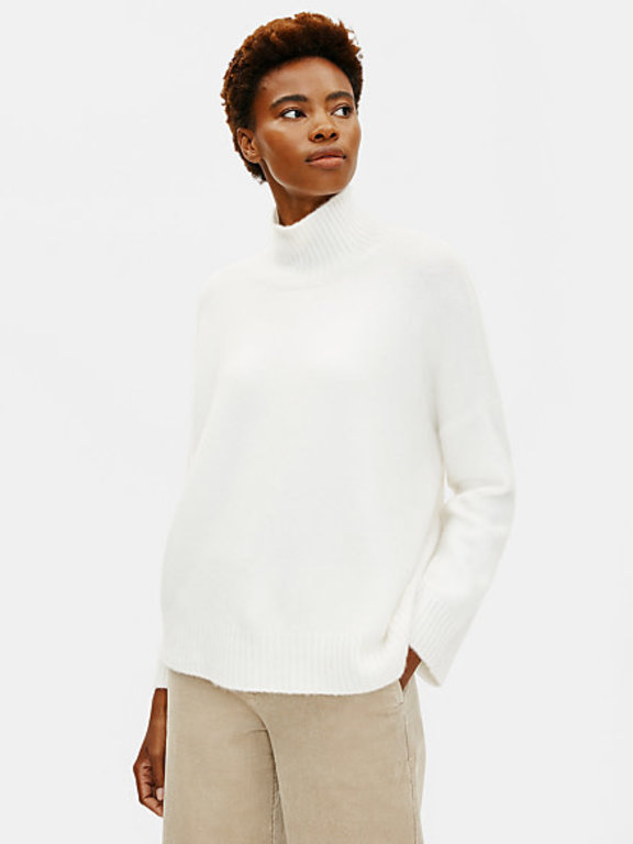 EILEEN FISHER Cashmere/Silk Blend 