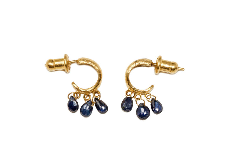 GURHAN Dew Blue Sapphire Earrings