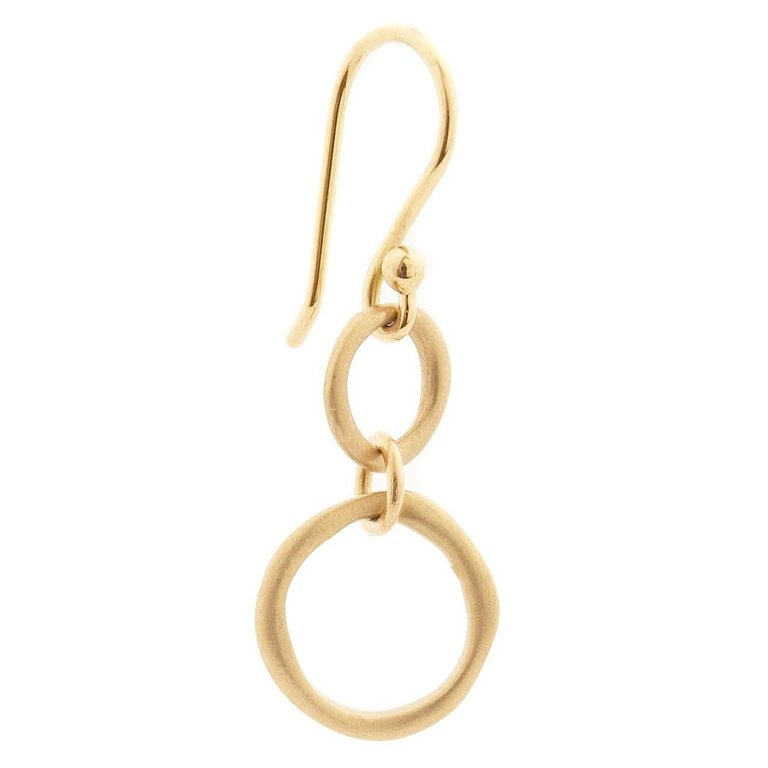 ANNE SPORTUN ANNE SPORTUN 18k Yellow Gold Double Loop Earrings