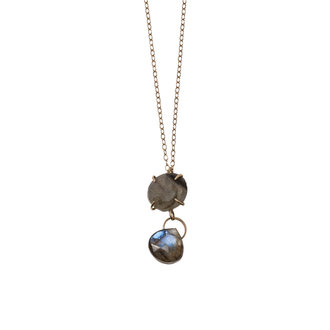 MELISSA JOY MANNING Freeform Labradorite Necklace