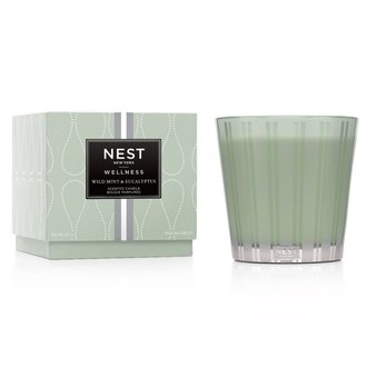 NEST Wild Mint & Eucalyptus 3 Wick Candle