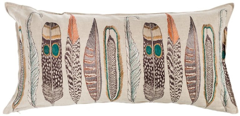 CORAL & TUSK CORAL & TUSK Large Feathers Lumbar