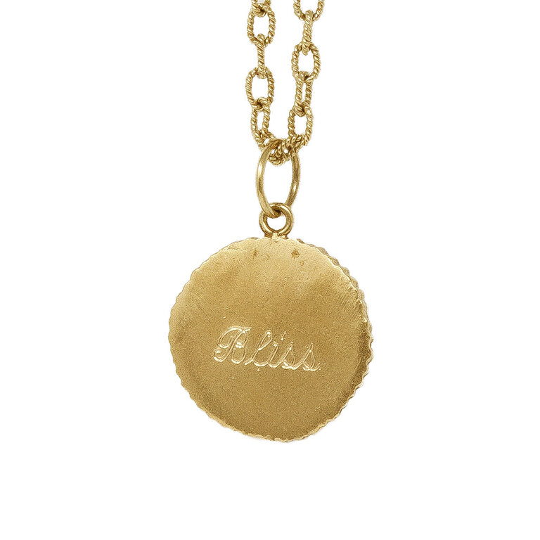 SUSAN HARRIS 18K Chakra Pendant on Gold Chain