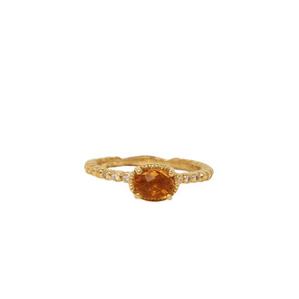 HEIM Citrine Ring  Diamond